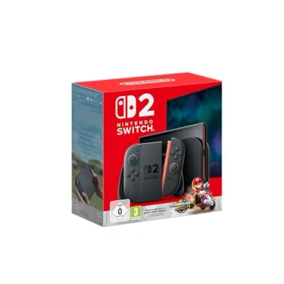 Image of NINTENDO Switch 2 &amp; Mario Kart World Bundle, Black