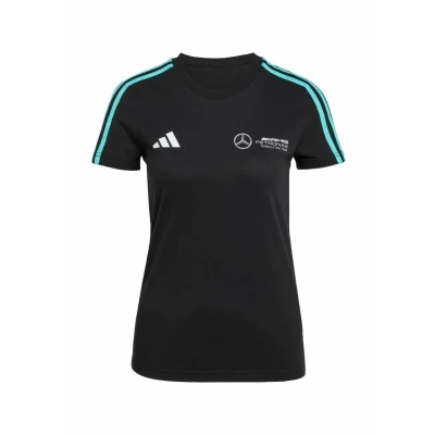 Image of adidas Performance AMG Petronas Formula ONE TEAM DNA Print Tshirt Black white, Women&#039;s, Size: Medium, white