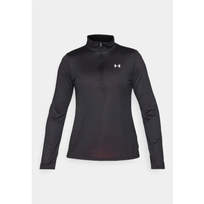 Image of Under Armour TECH 1/2 ZIP Solid Long sleeved top, Women&#039;s, Size: XL, Black/white