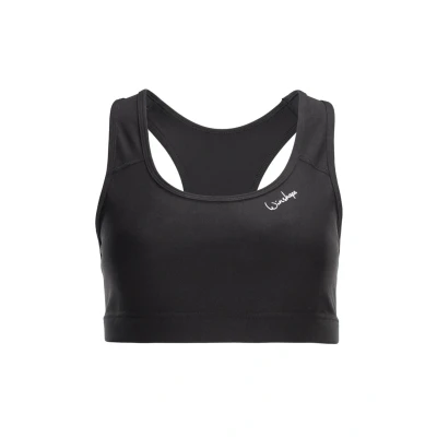 Image of Winshape Functional Comfort Medium support sports bra, Women&#039;s, Size: XS, Black