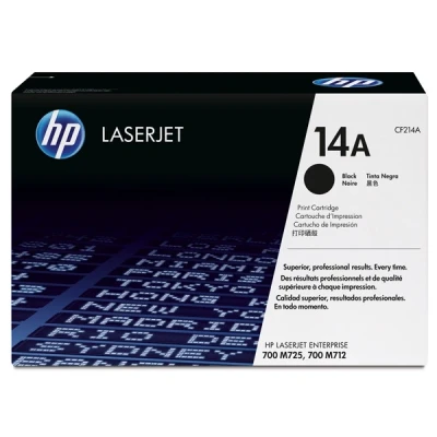 Image of HP LaserJet Enterprise 700 M712dn 14A (CF214A) black toner (original HP)