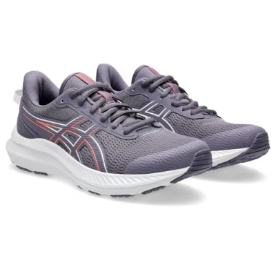 Image of Asics JOLT 5 Road running shoes, Women&#039;s, Size: 4.5, Greyish purple/coral reef Textile/synthetics
