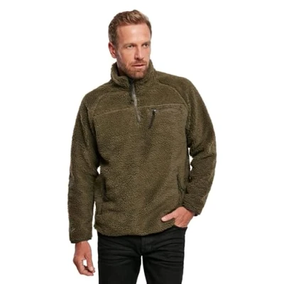 Image of Brandit Men&#039;s Pullover Sweater, Olive, 4XL