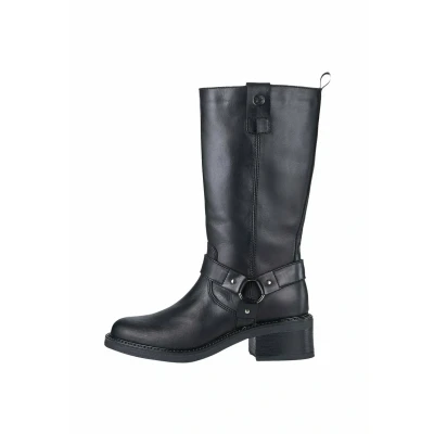 Image of Tamaris Women&#039;s 1 25021 43 Fashion Boots, Black (Black Leather), 4 UK