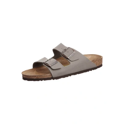 Image of Birkenstock Arizona Narrow FIT Mules, Size: 9.5, Stone Synthetics