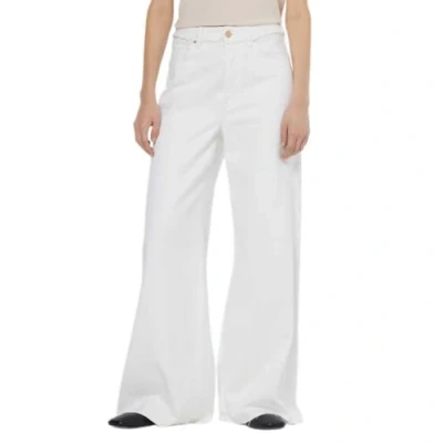 Image of Scotch &amp; Soda THE WAVE WIDE LEG Flared Jeans, Women&#039;s, Size: 27x30, Faded white