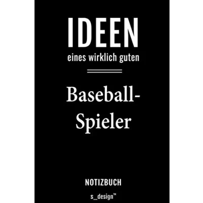 Image of Notizbuch für Baseball Spieler: Originelle Geschenk Idee [120 Seiten gepunktet Punkte Raster blanko Papier]