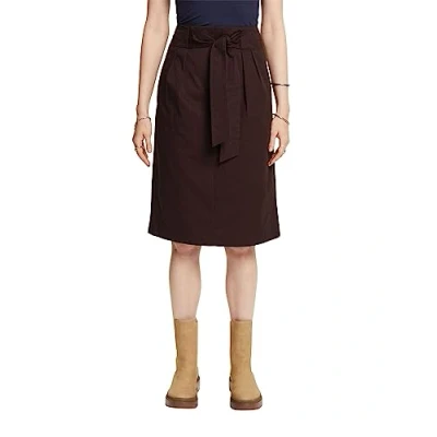 Image of ESPRIT Women&#039;s Skirt, Dunkelbraun, 14