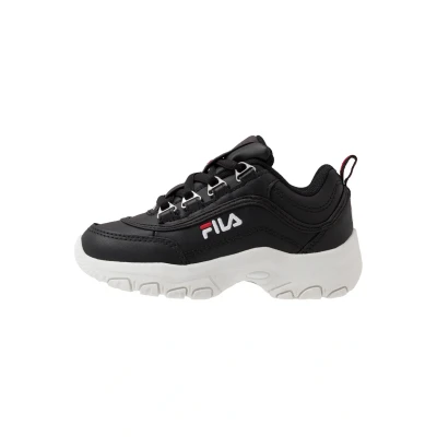 Image of FILA Unisex Children&#039;s Strada Kids Trainers, black, 10 UK