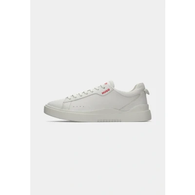 Image of HUGO Blake Trainers, Women&#039;s, Size: 2, White Leather