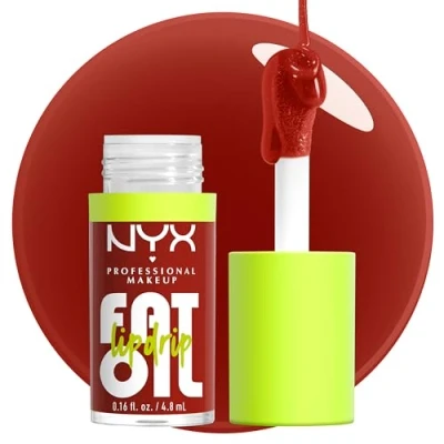 Image of NYX Professional Makeup Fat Oil Lip Drip 12H Hydration Non Sticky Finish Gloss 4.8ml (Various Shades) Losin&#039; Control