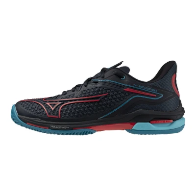 Image of Mizuno WAVE Exceed TOUR 6 Padel shoes, Men&#039;s, Size: 9, Salute/hibiscus/enamel blue Textile/synthetics
