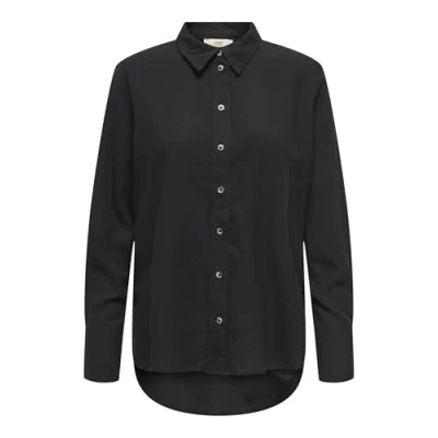 Image of JDY Locker Geschnitten ÄRMELBÜNDCHEN MIT VOLUMINÖSER Armschnitt Buttondown blouse, Women&#039;s, Size: XS, Schwarz