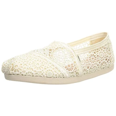 Image of TOMS Slipons natural, Women&#039;s, Size: 10, Natural Polyester