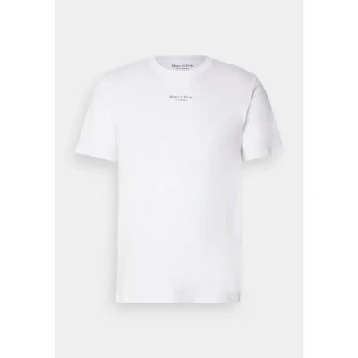 Image of Marc O&#039;Polo Short Sleeve LOGO Print Basic Tshirt, Men&#039;s, Size: Small, White