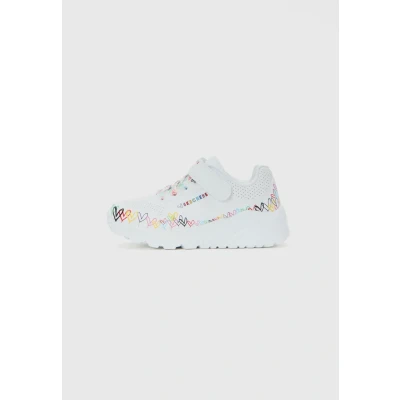 Image of Skechers UNO LITE Trainers white/multicoloured for kids, Size: 11.5K, White/multi/coloured shoes