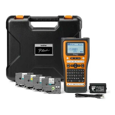 Image of Brother PT E560BTSP stamping per label (CD) Trasferimento termico 180 x DPI 30 mm/s Con cavo e senza HSE/TZe Bluetooth QWERTZ