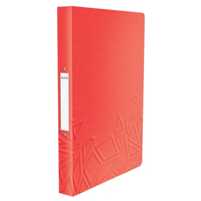 Image of Leitz Urban Chic A4 Ring Binder, Red, 26mm Spine Width, 2 Mechanism, Chic, 42070020