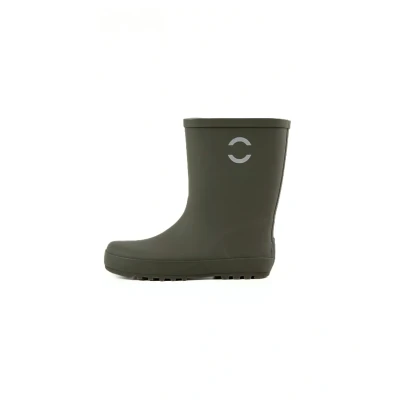 Image of Mikk line Children&#039;s Wellington Boots, Lined Rain Waterproof Shoes &amp; Dusty Olive, 31 EU