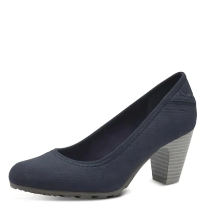Image of s.Oliver Classic heels, Women&#039;s, Size: 4, Navy Synthetics