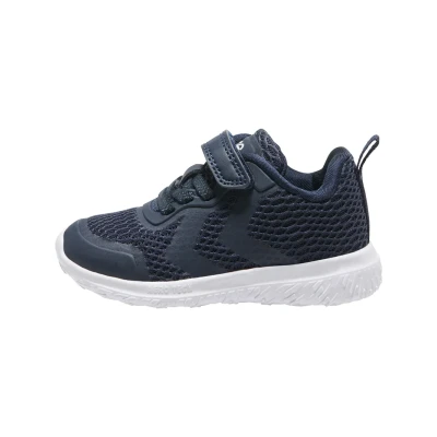 Image of Hummel Actus Infant Baby shoes for kids, Size: 4.5K/5K, Black iris Textile/synthetics