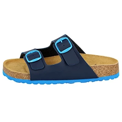 Image of LICO Slippers for kids, Size: 2, Marine High quality imitation leather