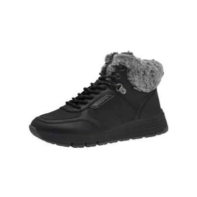 Image of Tamaris Damen Sneaker Duo Tex; BLACK UNI, EU 38