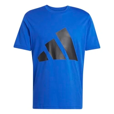 Image of adidas Sportswear Essentials BIG LOGO Single Print Tshirt Pure ruby black, Men&#039;s, Size: Small, black