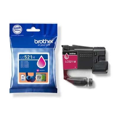 Image of Brother LC521M Genuine Ink Cartridge Magenta
