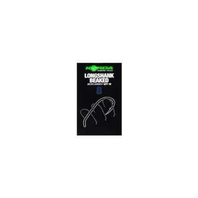 Image of Korda Longshank Beaked Barbed Carp hooks 8 (10 pieces)
