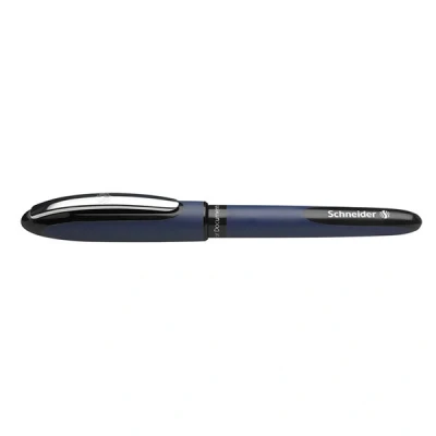 Image of Schneider One Business Non Retractable Ballpoint Pens with Liquid Ink, Pack of 10 Black