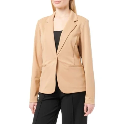 Image of ICHI Blazer, Women&#039;s, Size: Small, Tannin