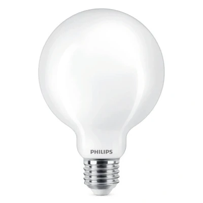 Image of Philips LED Premium Frosted G93 Globe Light Bulb [E27 Edison Screw] 7W 60W Equivalent, Warm White (2700K), Non Dimmable