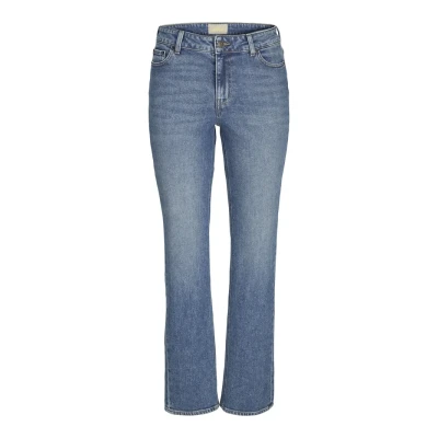 Image of JJXX Jxnice Straight leg jeans, Women&#039;s, Size: 24x30, Medium blue denim