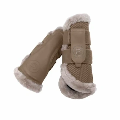 Image of Eskadron Tendon Boots Mesh Faux Fur Smoky Taupe Platinum 2025, Size: XL