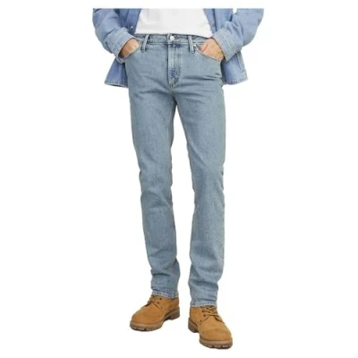 Image of Jack &amp; Jones Jjiclark Jjevan AM NOOS Slim fit jeans, Men&#039;s, Size: 33x36, Blue denim