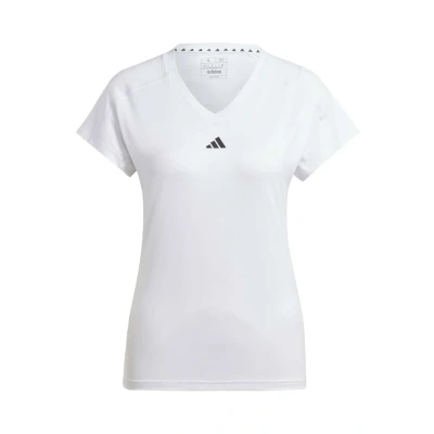 Image of adidas Female Adult Aeroready Train Essentials Minimal Branding V Neck T Shirt