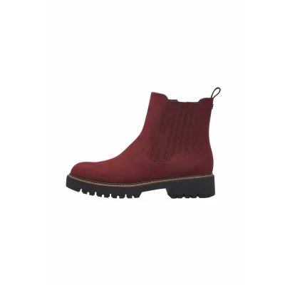 Image of Tamaris MIT Touch IT Platform ankle boots, Women&#039;s, Size: 3, Merlot Leather
