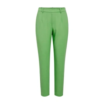 Image of Object Objlisa SLIM Trousers, Women&#039;s, Size: 8, Vibrant green