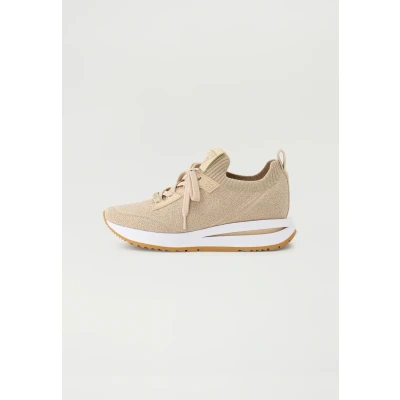 Image of Guess ESTI Trainers, Women&#039;s, Size: 7, Beige Imitation leather/ textile