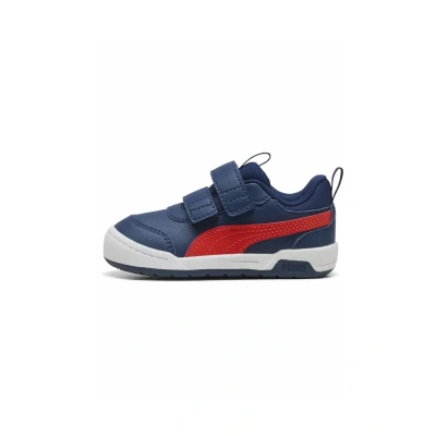 Image of Puma Multiflex 2 Unisex Road running shoes Persian bluefierce red for kids, Size: 4K, blue/fierce