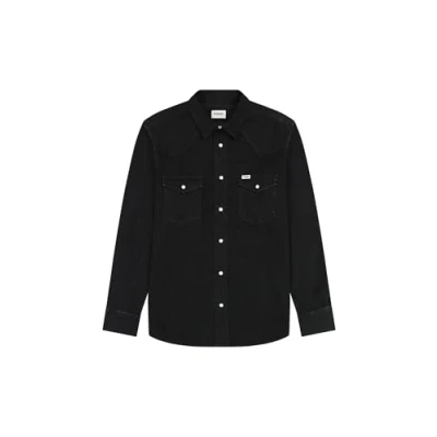 Image of Wrangler Western Shirt Shirt, Men&#039;s, Size: 3XL, Rinse black