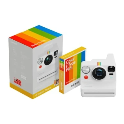 Image of Polaroid NOW+ GEN 3 Color FILM Bundle 8 Photos Unisex Camera, Size: One Size, White
