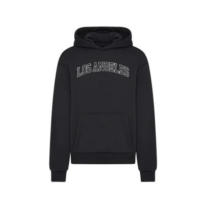 Image of Mister Tee LOS Angeles Fluffy Hoodie, Men&#039;s, Size: Large, Black