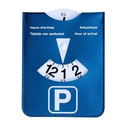 Image of Kangaro K 0035D220 Parking Disc Blue Artificial Leather Holder