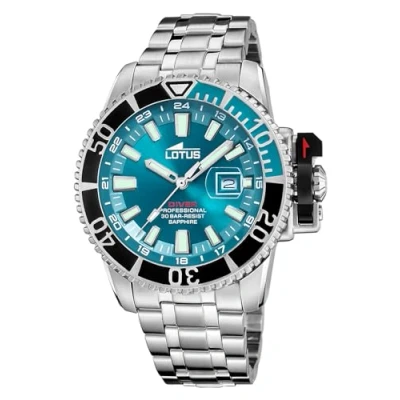Image of Lotus Watch, Men&#039;s, Size: One Size, Blue watch