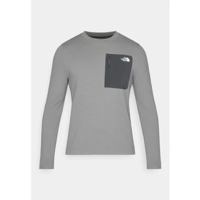 Image of The North Face Kecha CREW Long sleeved top, Men&#039;s, Size: XXL, Smoked pearl/asphalt grey