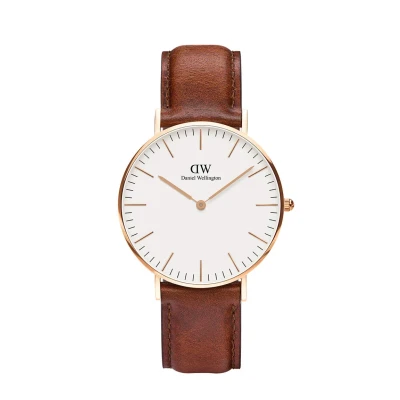 Image of Daniel Wellington Classic ST Mawes 36MM Watch, Size: 40, Eggshell white