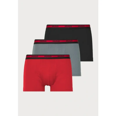 Image of HUGO Trunk Planet 3 PACK Pants, Men&#039;s, Size: Small, Black/red/grey