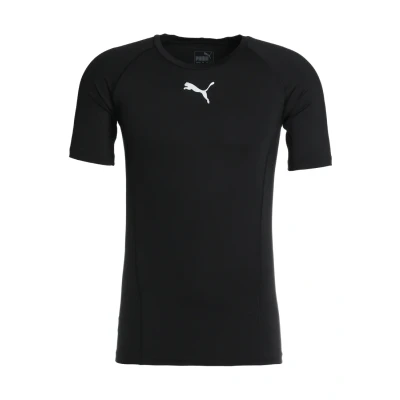 Image of Puma LIGA Baselayer TEE Undershirt, Men&#039;s, Size: Small, Black